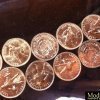ЗОЛОТО 8 монет погодовки: Червонец (Сеятель) 1975-82 ММД