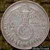 Монета две марки Гинденбург