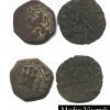 Нидерланды. Две бронзовые монеты 1618г. и более ранняя.