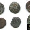 Рим. Поздняя империя. Лот из 10 бронзовых монет.