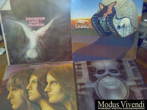 Четыре фирменных пластинки Emerson Lake and Palmer