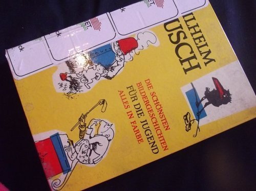 Карикатуры  В цвете  Авт W Busch  Издание Германии 320 страниц  увеличенного формата 24 х 18 см   1960  Текст на немецком языке