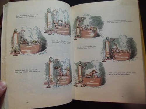 Карикатуры  В цвете  Авт W Busch  Издание Германии 320 страниц  увеличенного формата 24 х 18 см   1960  Текст на немецком языке